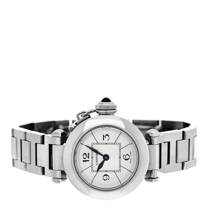 Cartier Stainless Steel 27mm Miss Pasha Quartz Watch Silver 2 of 4