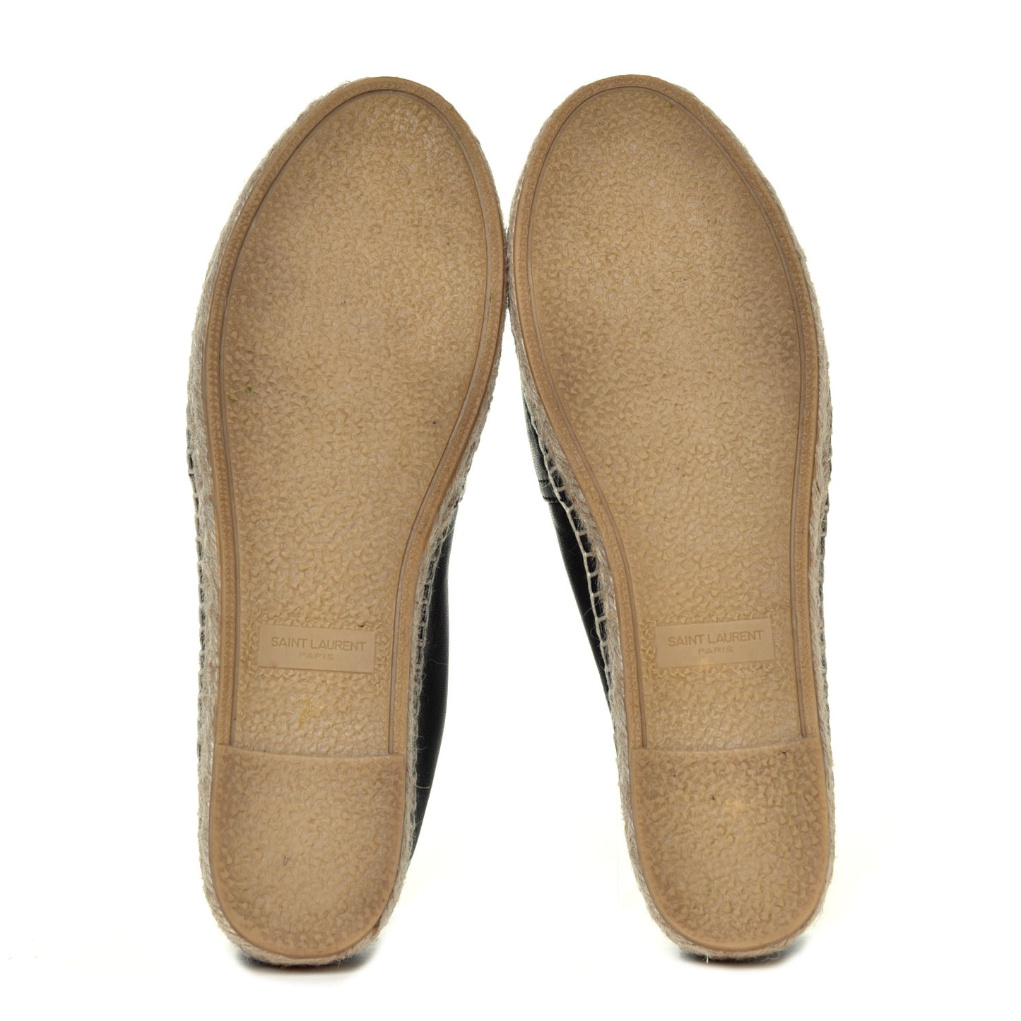 Lambskin Monogram Espadrilles 37 Black