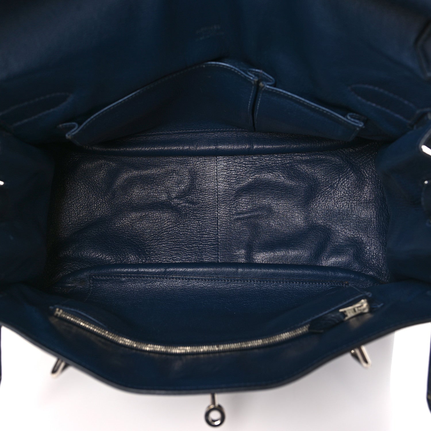 Hermes Taurillon Clemence Jypsiere 34 Bleu de Prusse 5 of 10