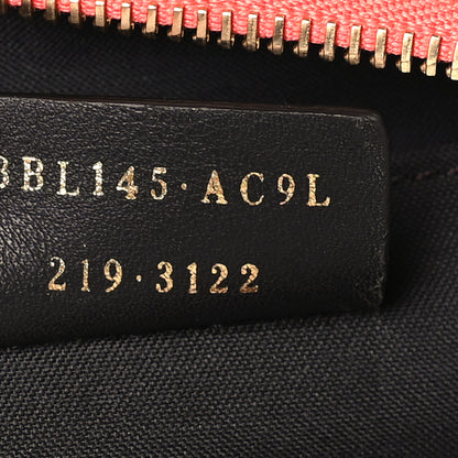 Fendi Vitello King Logo Embossed Mini By The Way Boston Bag Tulipano 7 of 9