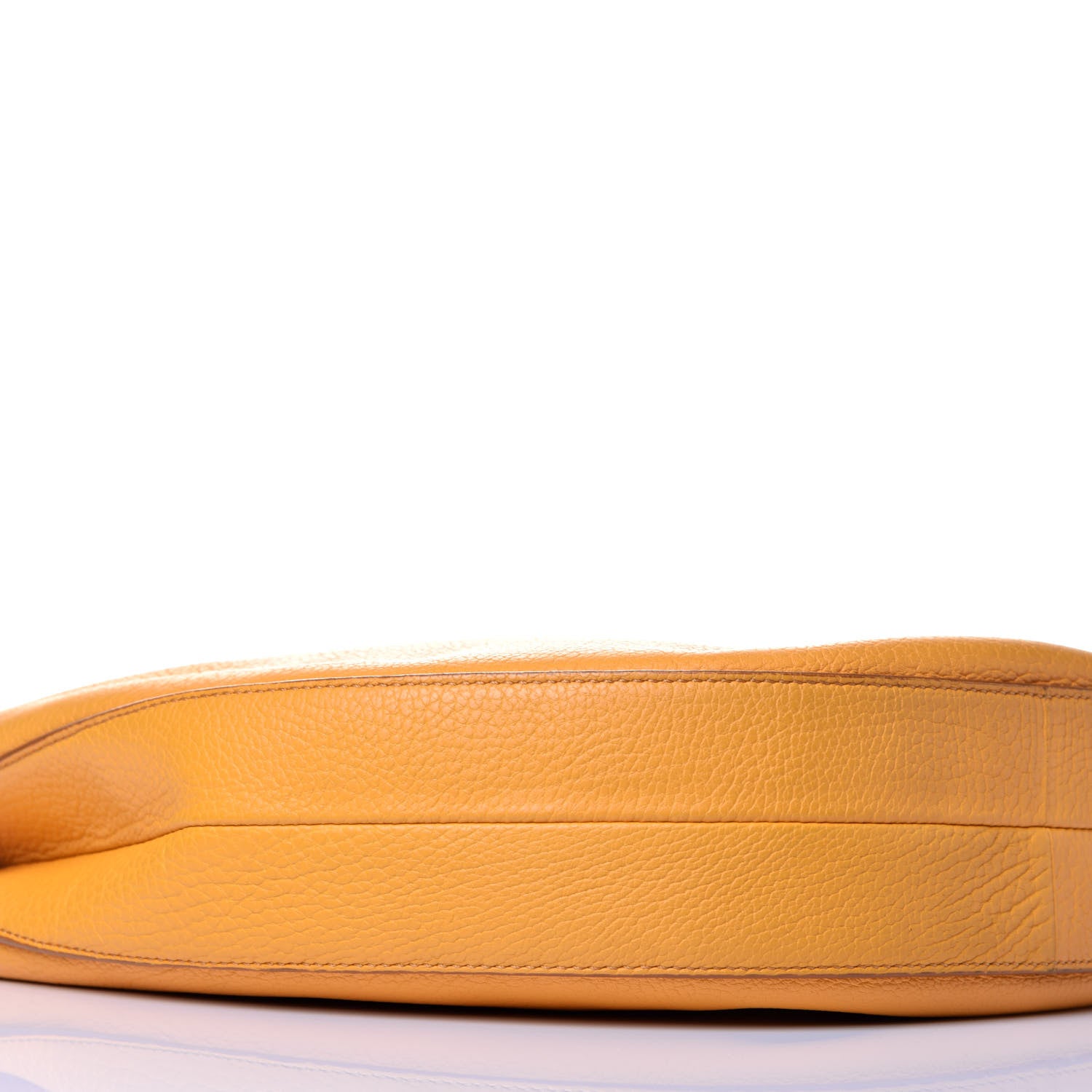 Celine Crisped Calfskin Medium Hobo Bag Saffron 9 of 11