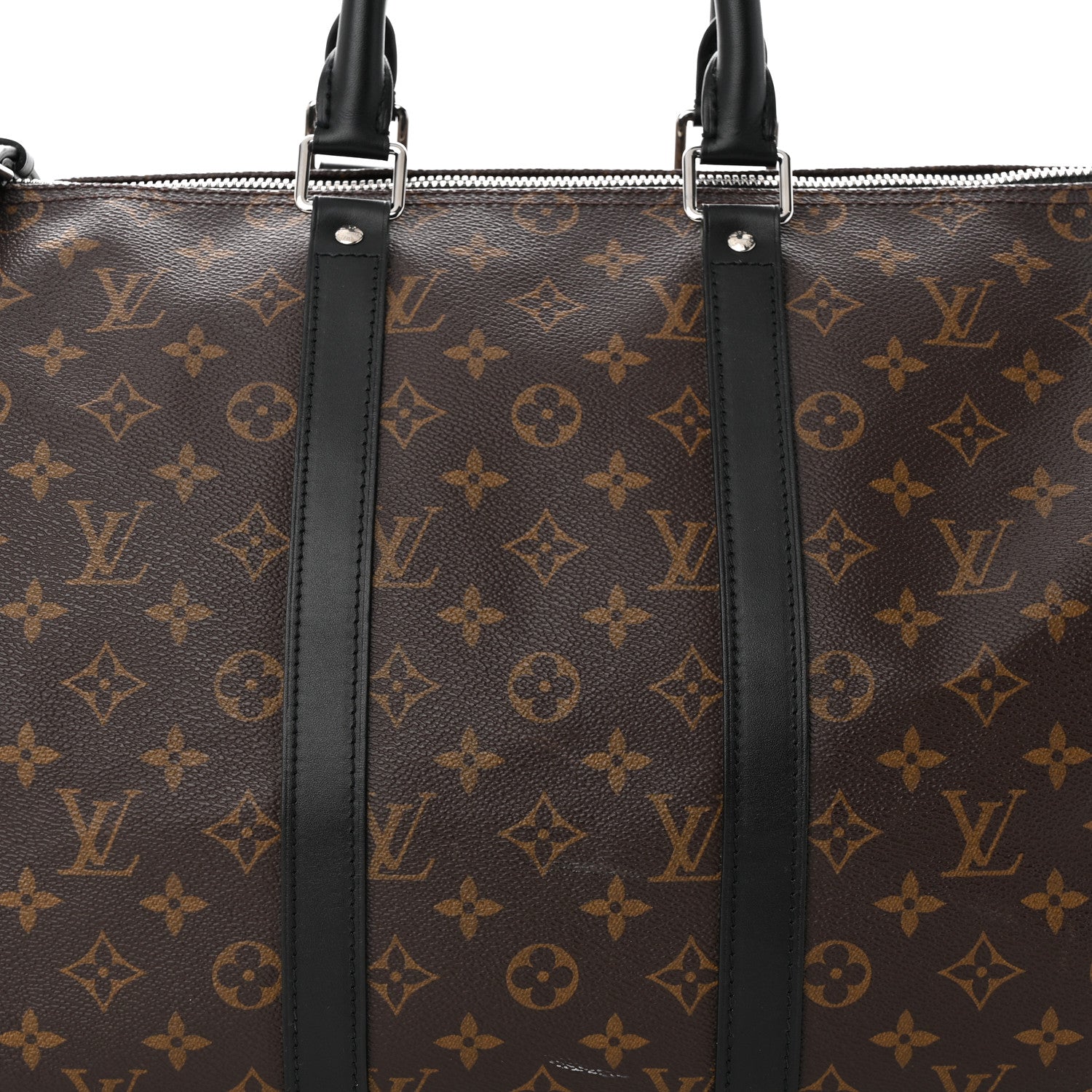 Louis Vuitton Monogram Macassar Keepall Bandouliere 45 8 of 14