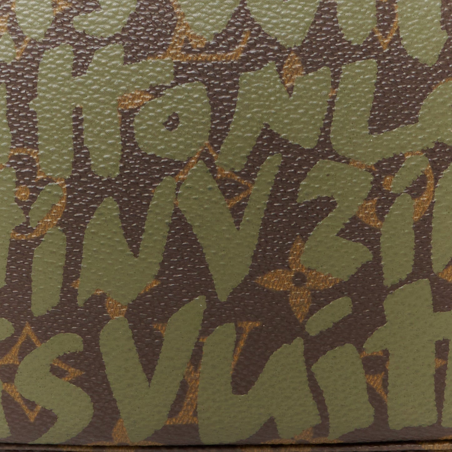 Monogram Graffiti Pochette Accessories Kaki