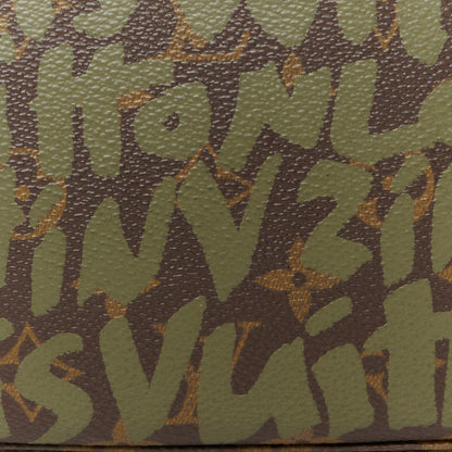Louis Vuitton Monogram Graffiti Pochette Accessories Kaki 8 of 10