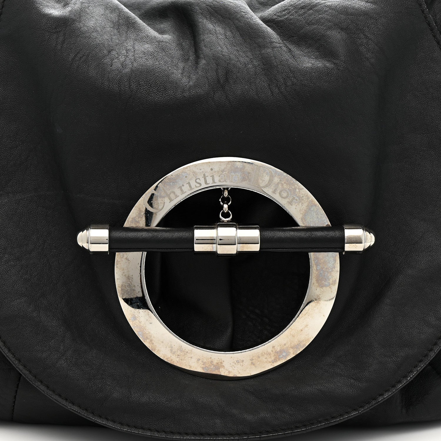 Christian Dior Lambskin Jazzclub Shoulder Bag Black 8 of 21