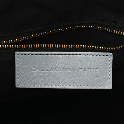 Balenciaga Agneau Giant 12 Gold Hardware Mini Pompon Bleu Acier Ciel 5 of 10