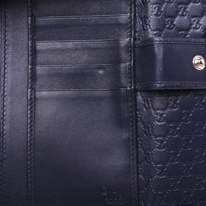 Gucci Microguccissima Continental Flap Wallet Navy 13 of 14