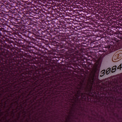 Chanel Iridescent Lambskin Quilted Mini Rectangular Flap Purple 7 of 9