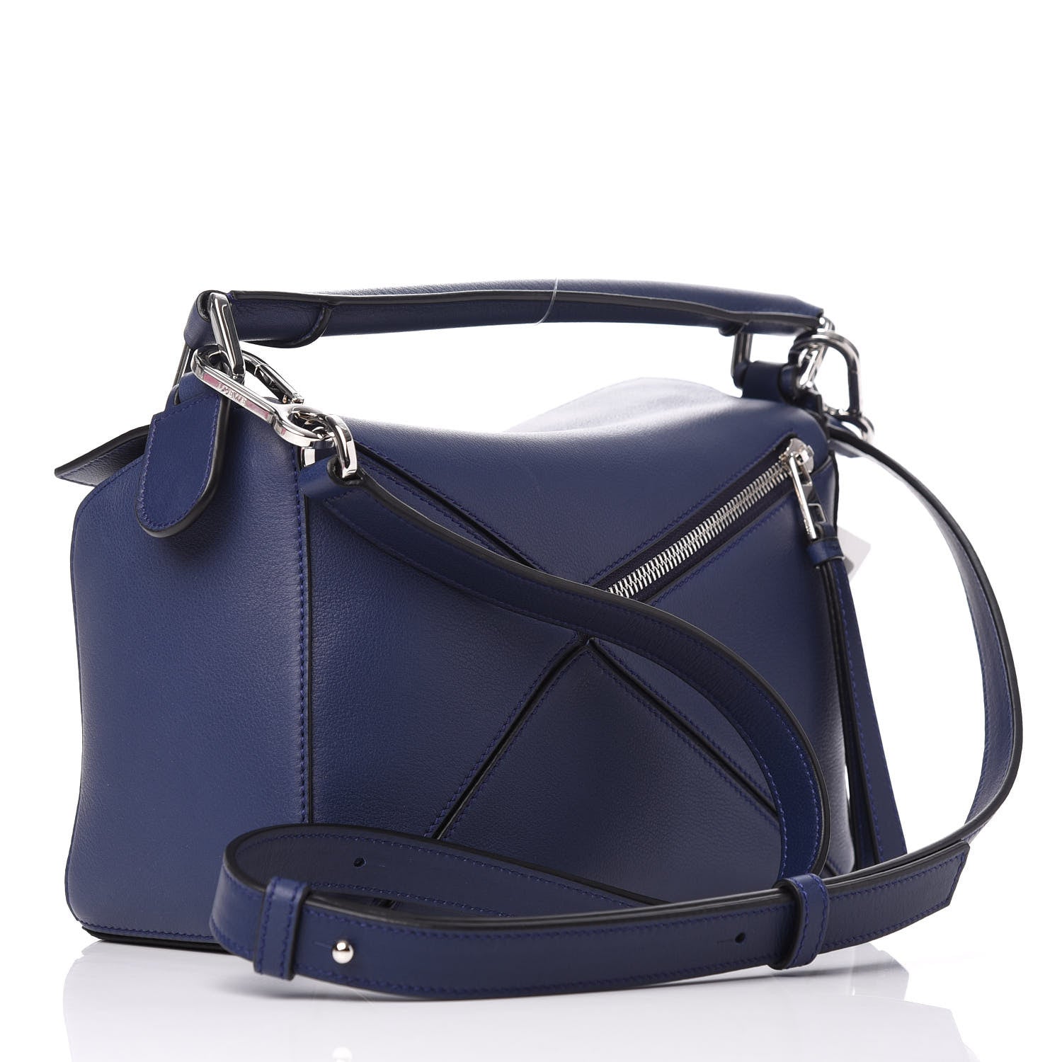 Loewe Calfskin Small Puzzle Bag Marine 3 of 10