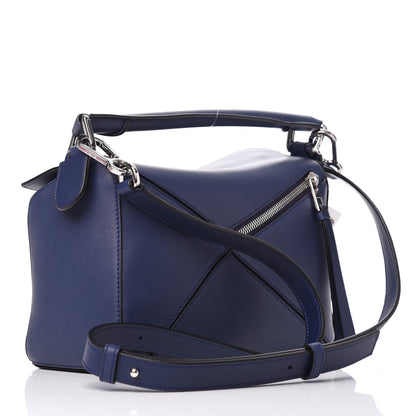 Loewe Calfskin Small Puzzle Bag Marine 3 of 10