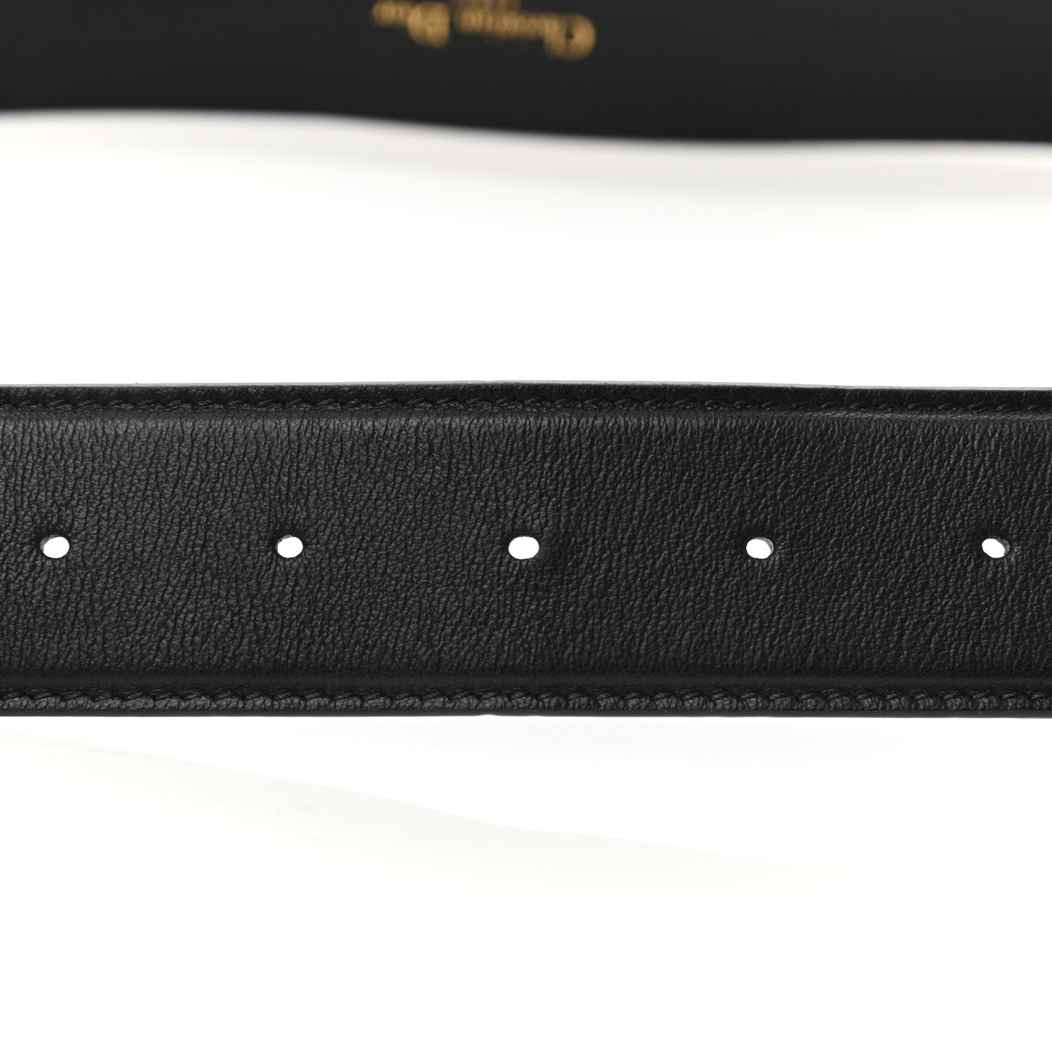 Christian Dior Calfskin Bobby CD Belt 90 Black 5 of 8