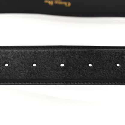 Christian Dior Calfskin Bobby CD Belt 90 Black 5 of 8