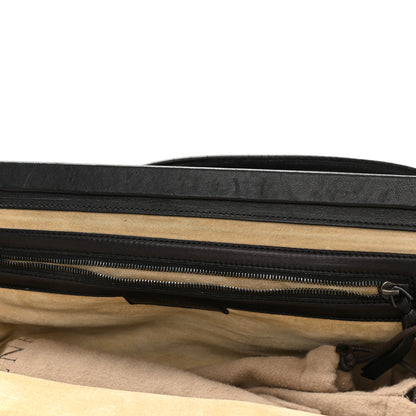 Bottega Veneta Nappa Intrecciato Frame Shoulder Bag Black 9 of 15