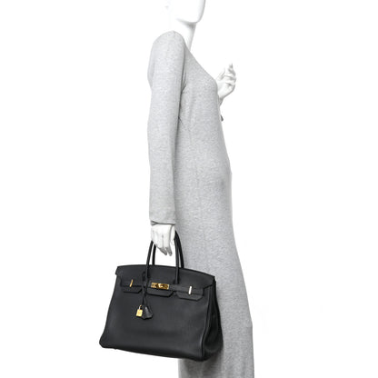 Hermes Togo Birkin 35 Black 3 of 19