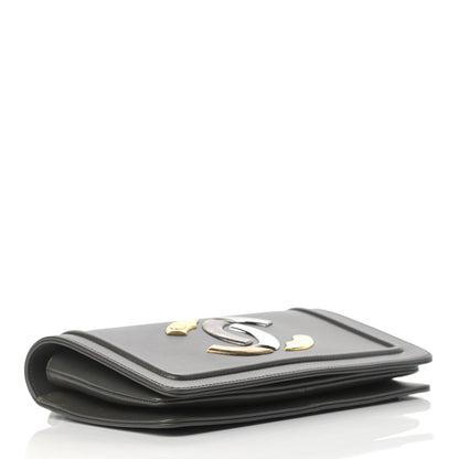 Chanel Lambskin CC Antico Flap Dark Khaki 4 of 11