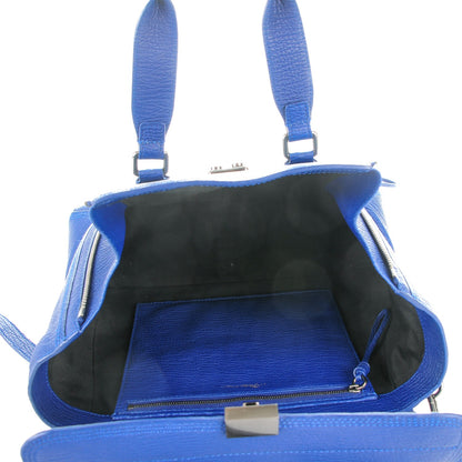 3.1 Phillip Lim 3.1 Textured Calfskin Medium Pashli Satchel Cobalt 5 of 8