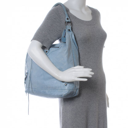Balenciaga Chevre Day Hobo Sky Blue 2 of 8