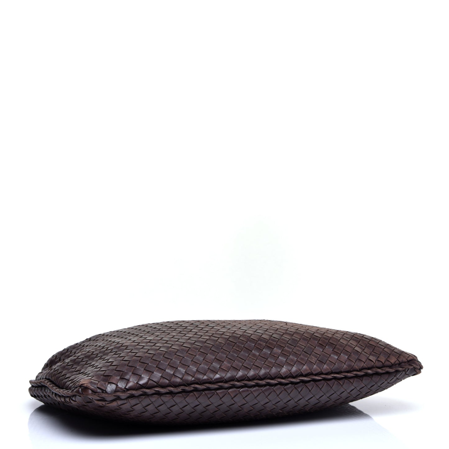 Nappa Intrecciato Large Veneta Hobo Ebano