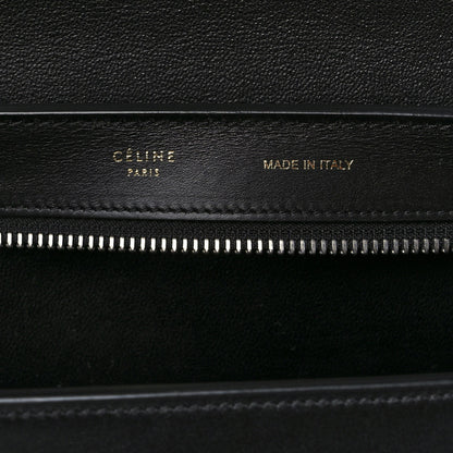 Celine Smooth Calfskin Suede Small Tri-Color Trapeze White 6 of 14