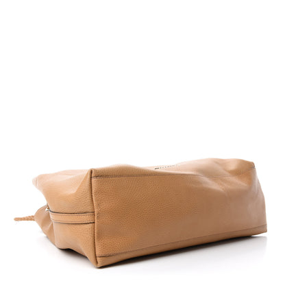 Gucci Calfskin Large Gifford Braided Handle Tote Camel 4 of 10