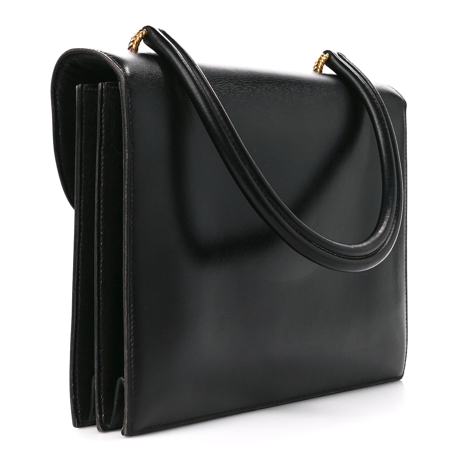 Hermes Box Vasco Top Handle Bag Black 2 of 11