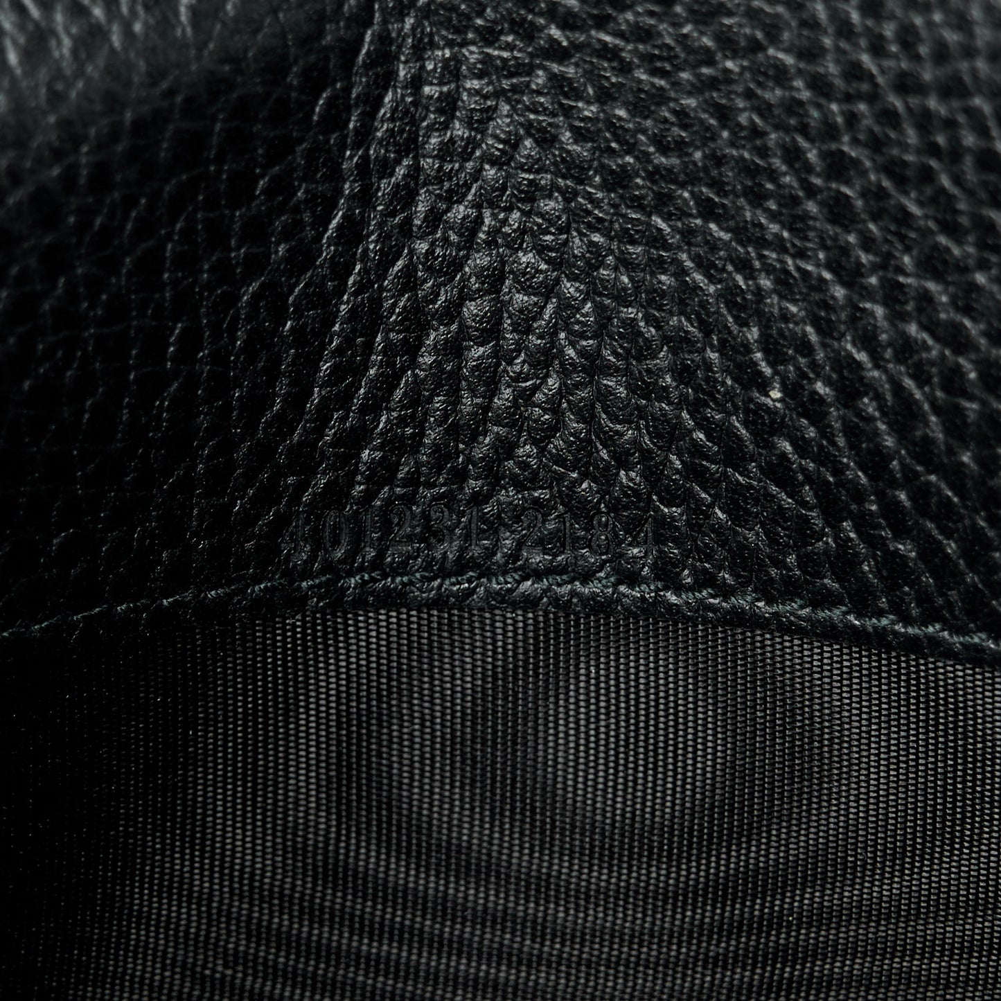 Calfskin Mini Dionysus Chain Wallet Black