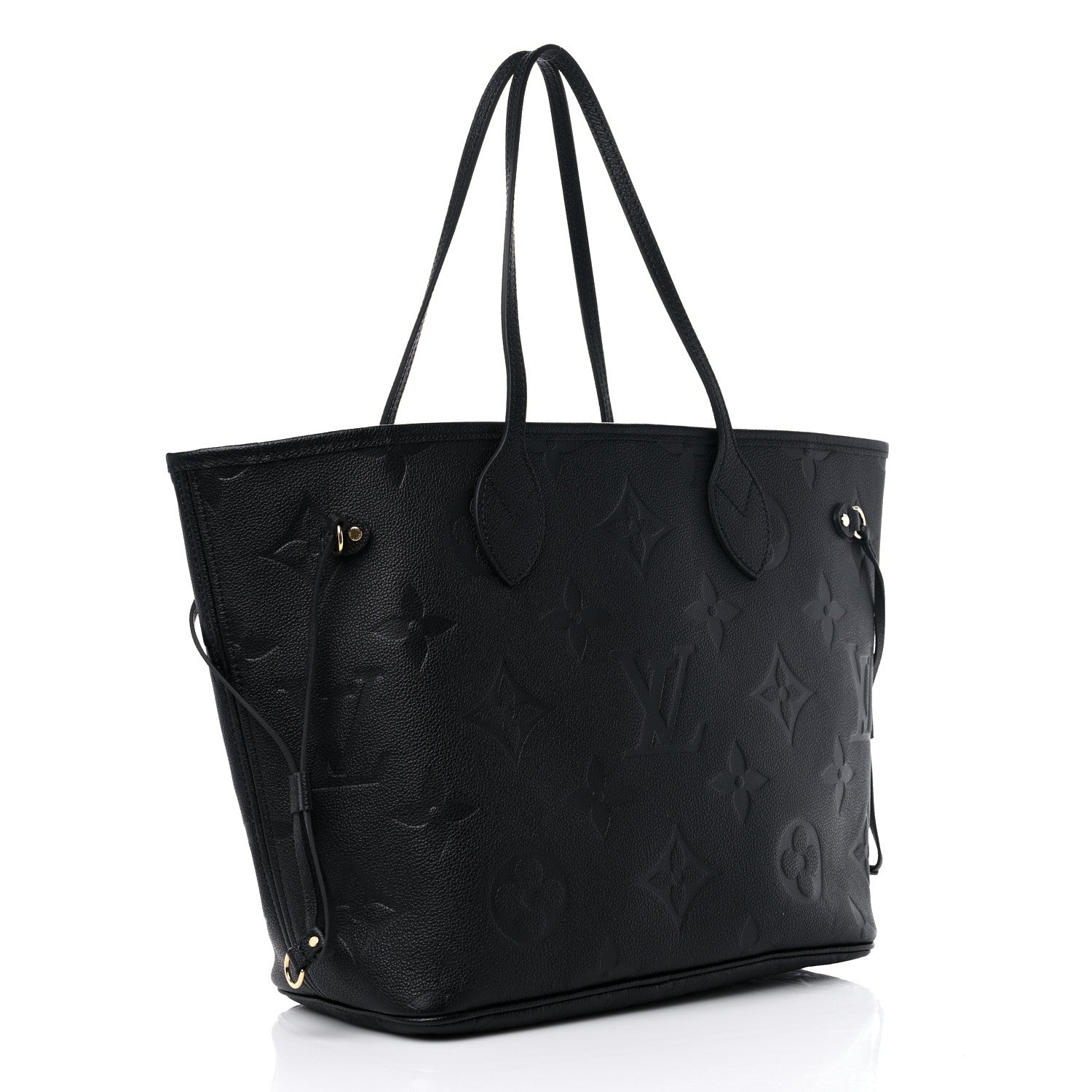 Louis Vuitton Empreinte Monogram Giant Neverfull MM Black 3 of 6