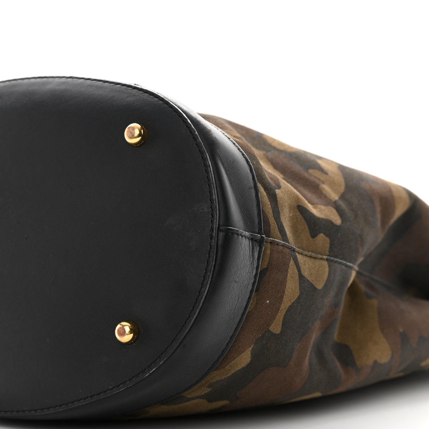 Burberry Calfskin Suede Camouflage Hobo Bag Multicolor 10 of 18