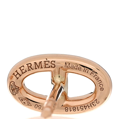 Hermes 18K Rose Gold TPM Farandole Stud Earrings 4 of 5