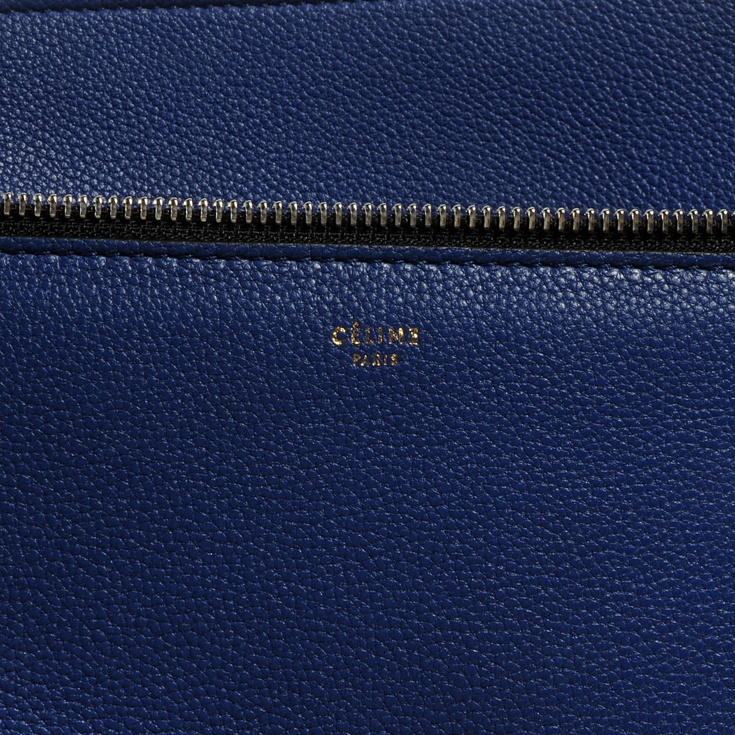 Celine Calfskin Medium Edge Shoulder Bag Cobalt 6 of 8