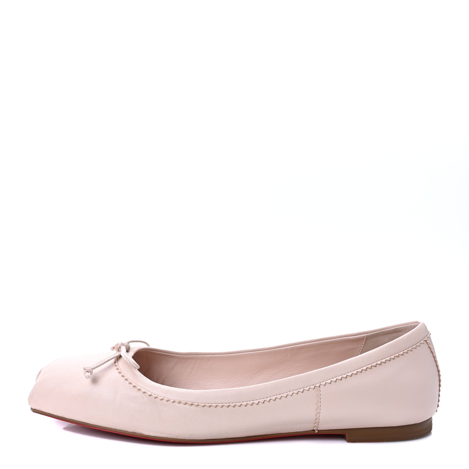 Christian Louboutin Nappa Mamadrague Flats 41 Nude 1 of 7