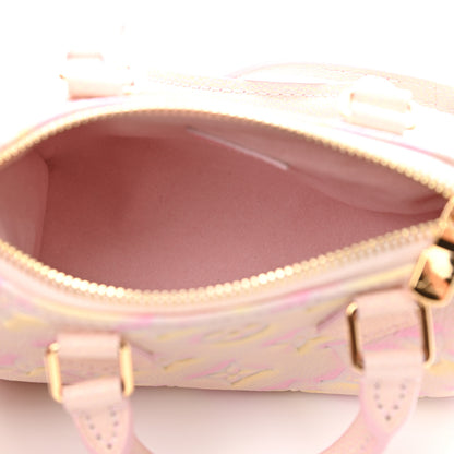 Louis Vuitton Empreinte Monogram Summer Stardust Nano Speedy Pink 5 of 9