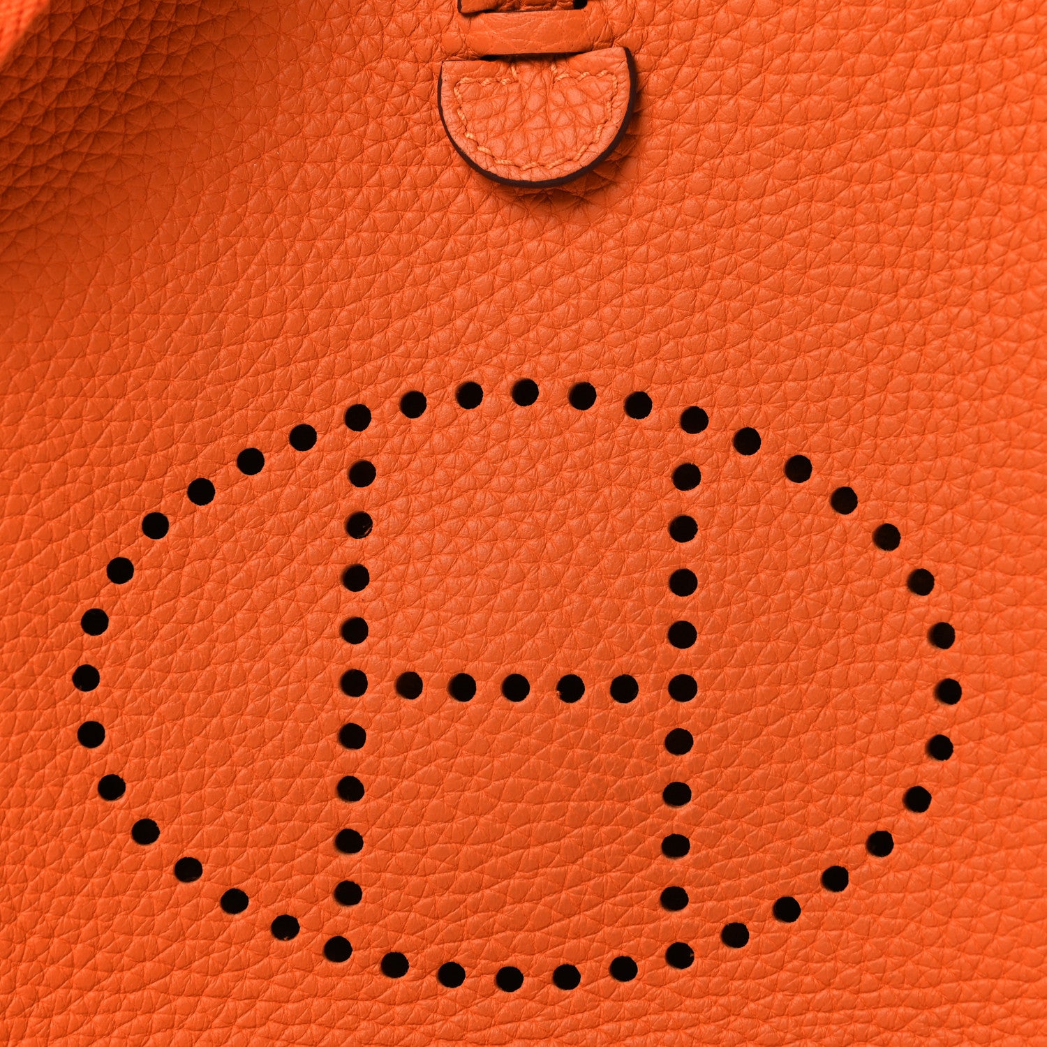 Hermes Taurillon Clemence Evelyne TPM Orange 8 of 10