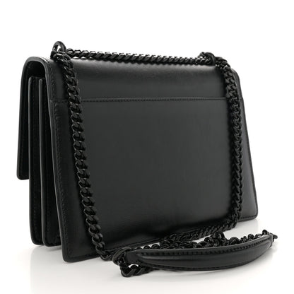 Saint Laurent Calfskin Medium Monogram Monochrome Sunset Black 3 of 15