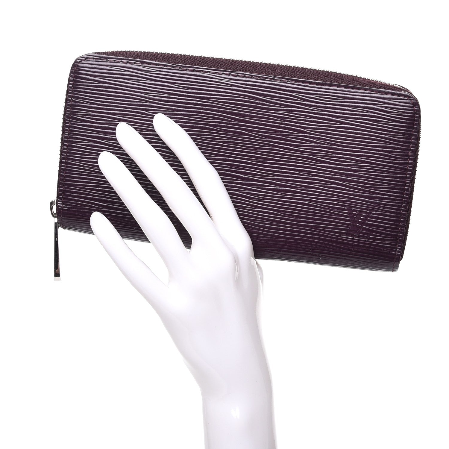 Louis Vuitton Epi Zippy Wallet Cassis 2 of 8