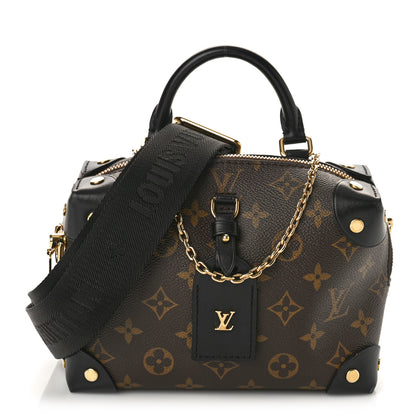 Louis Vuitton Monogram Petite Malle Souple Black 1 of 8