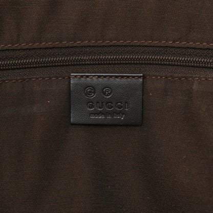 Gucci Monogram Denim Large Tote Brown 6 of 14