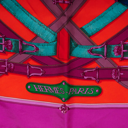 Hermes Silk Cavalcadour Scarf 90 5 of 8