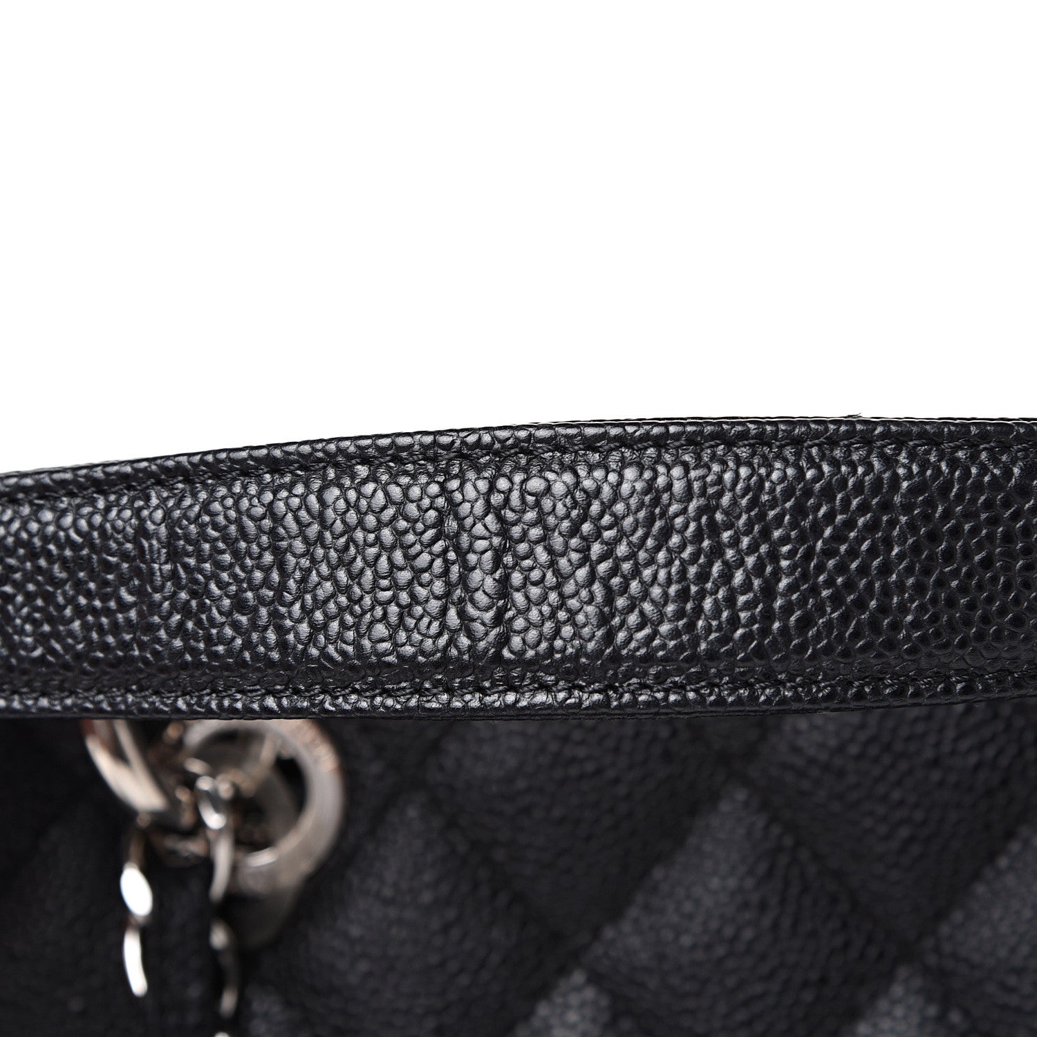 Chanel Caviar Quilted XL Grand Shopping Tote GST Black 10 of 11