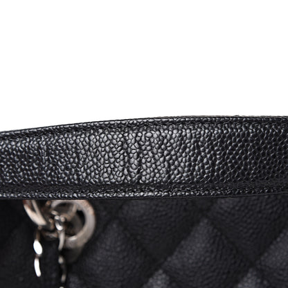 Chanel Caviar Quilted XL Grand Shopping Tote GST Black 10 of 11
