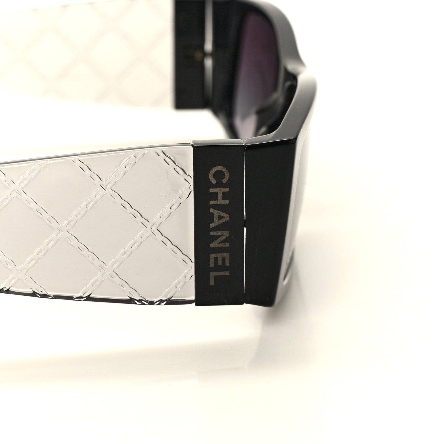 Chanel Rectangle Quilted Sunglasses 5425-A Black 6 of 10