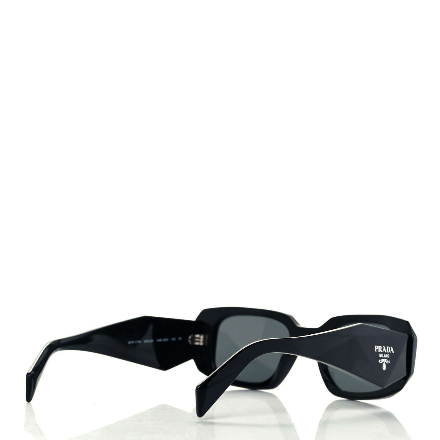 Acetate Symbole Sunglasses SPR 17W Black