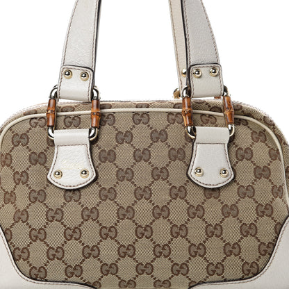 Gucci Monogram Bamboo Boston Off White 7 of 16