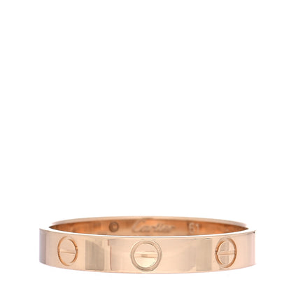 Cartier 18K Yellow Gold 3.5mm LOVE Wedding Band Ring 61 9.5 1 of 6