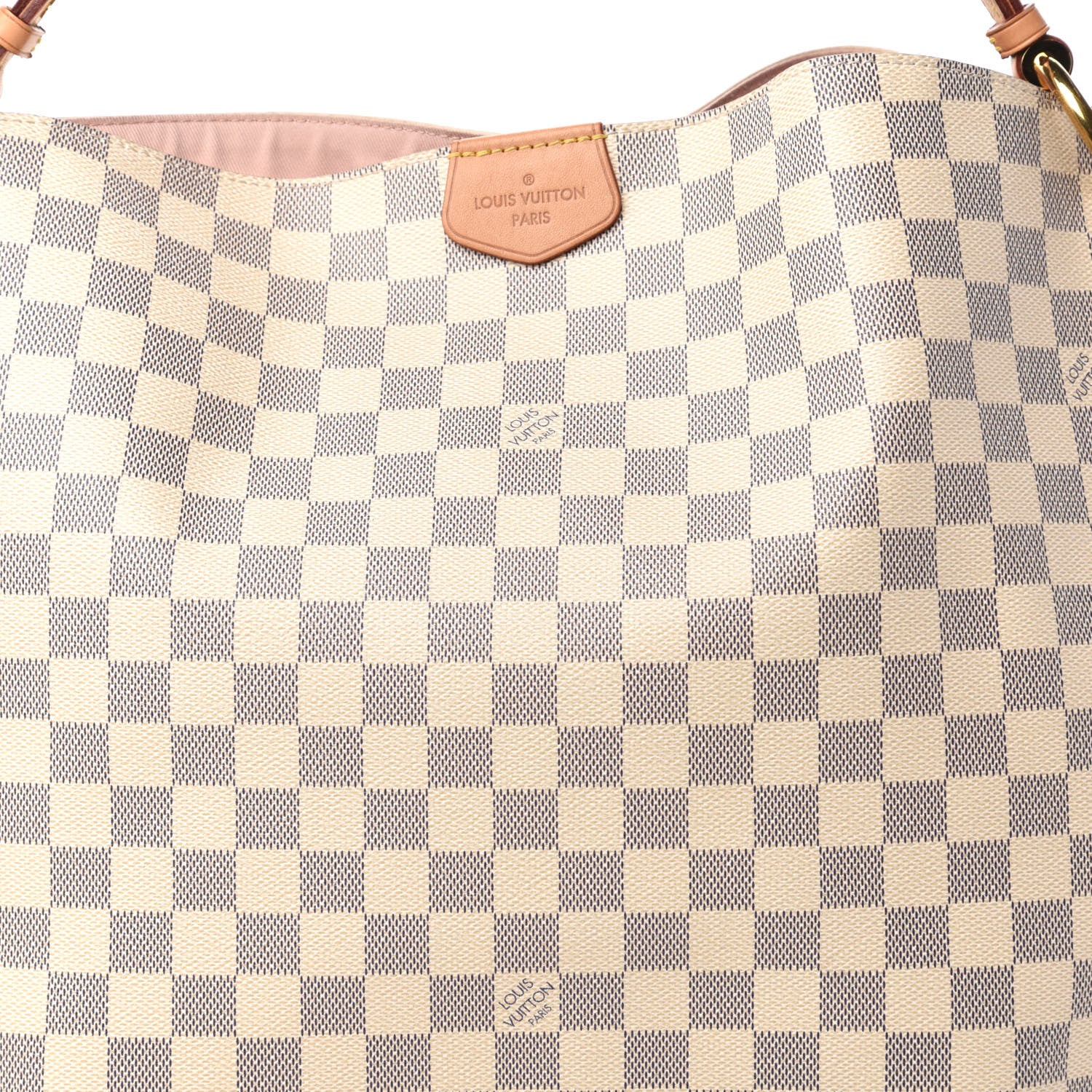 Louis Vuitton Damier Azur Graceful MM Rose Ballerine 10 of 10
