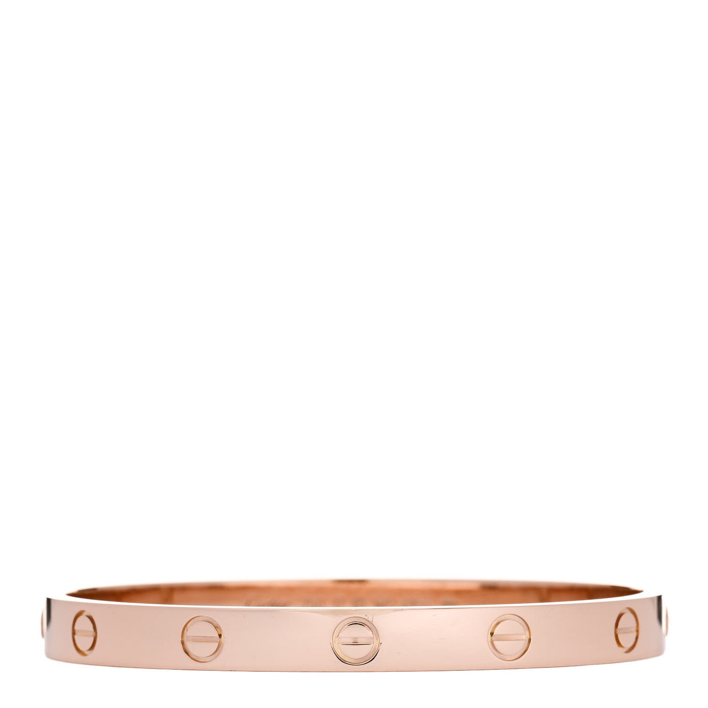 18K Pink Gold LOVE Bracelet 17