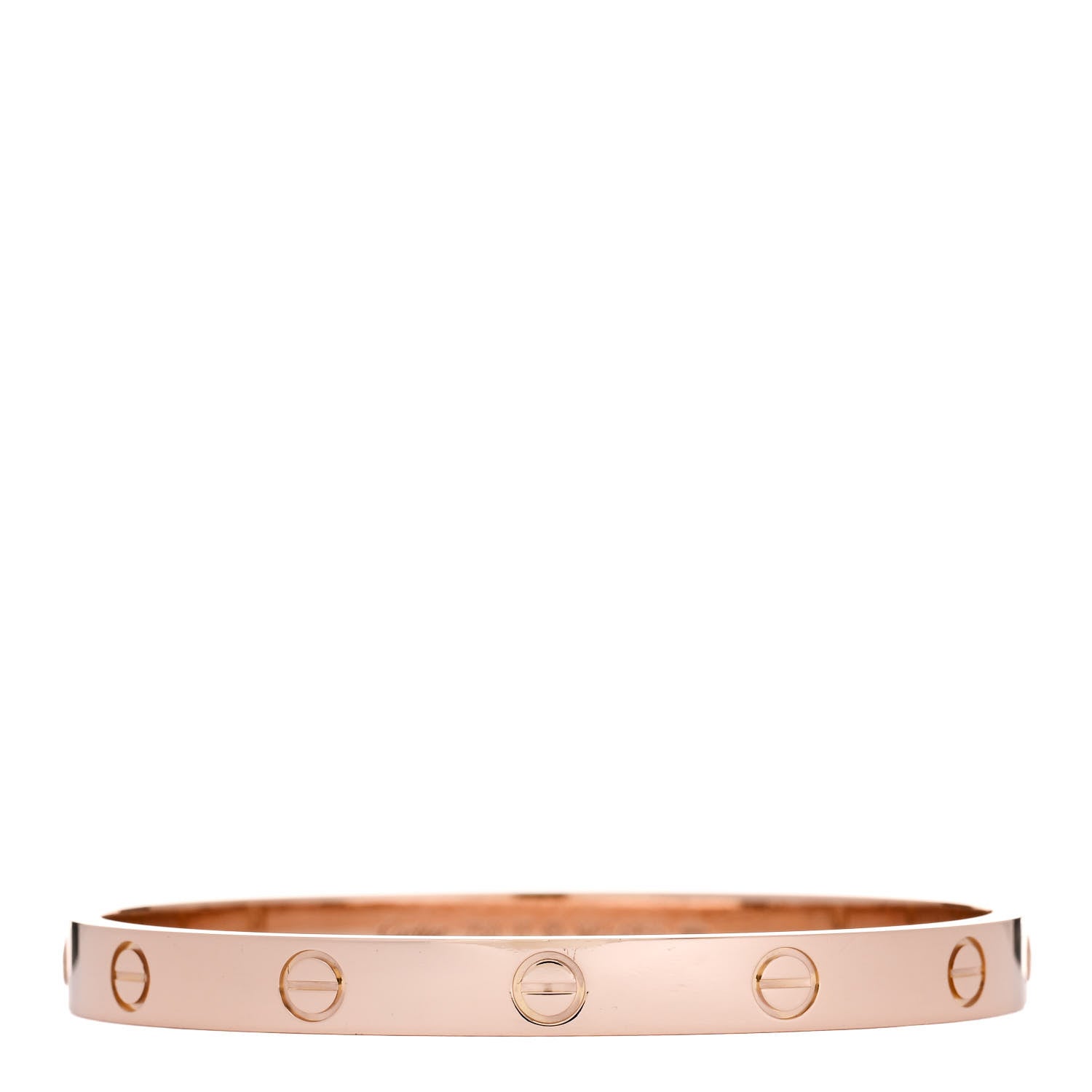 Cartier 18K Pink Gold LOVE Bracelet 17 1 of 9