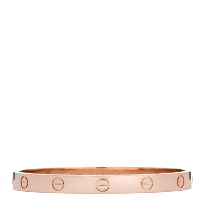Cartier 18K Pink Gold LOVE Bracelet 17 1 of 9