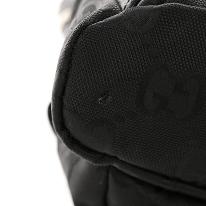 Gucci Econyl Nylon Monogram Off The Grid Sling Backpack Black 13 of 14
