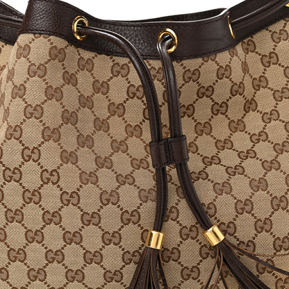 Gucci Monogram Medium Interlocking Icon Shoulder Bag Dark Brown 8 of 12